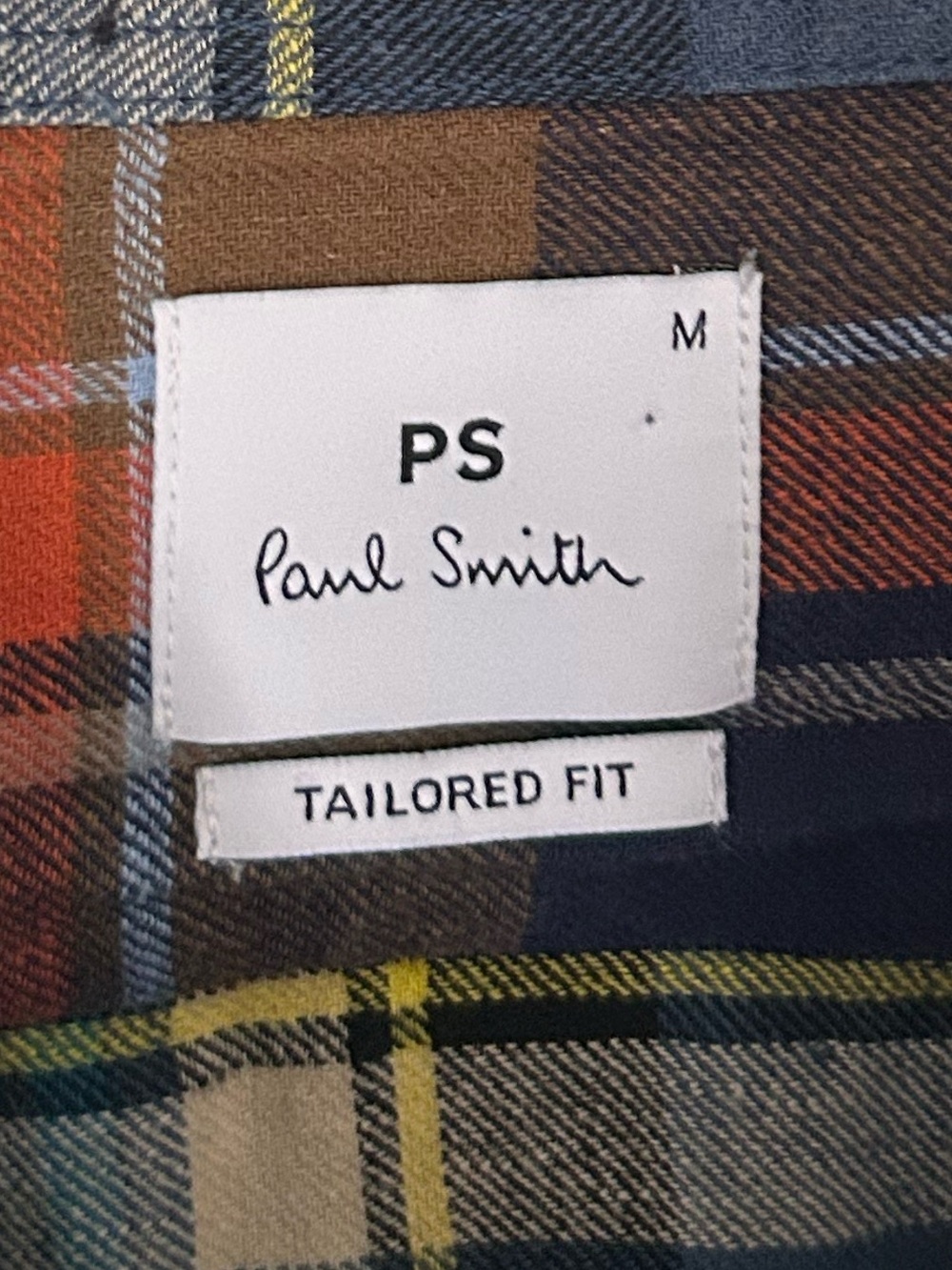Paul Smith Mens Size M Tailored Fit Long Sleeve Button Down Plaid Shirt - Picture 3 of 12